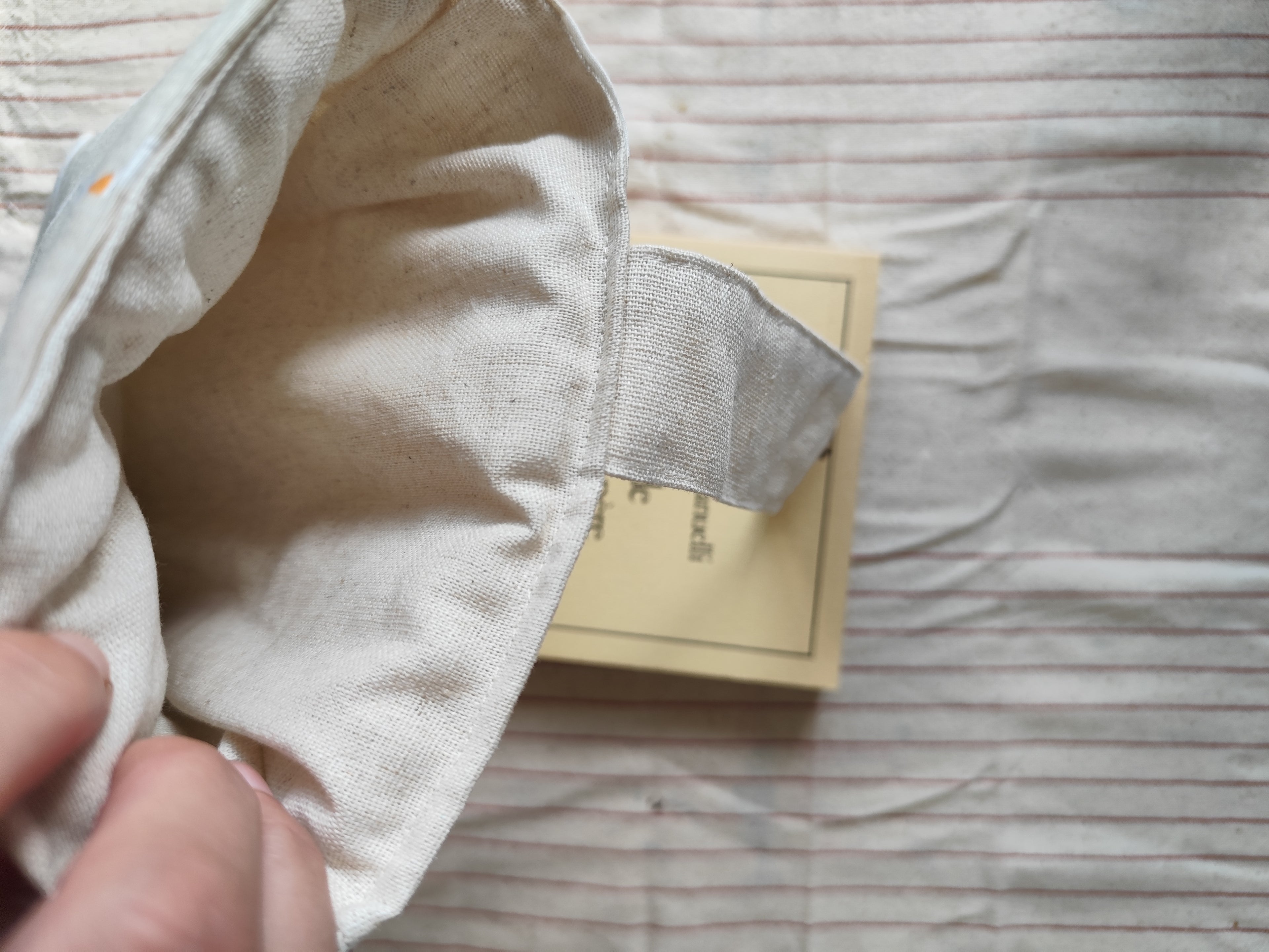 Pochette doublée et matelassée – Mouettes