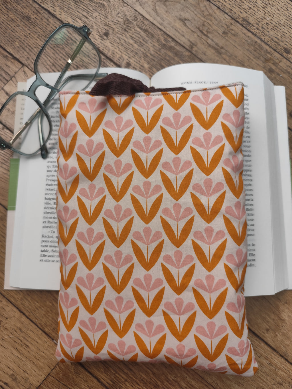 Pochette réversible Moelleuse — Tulipes & Lin