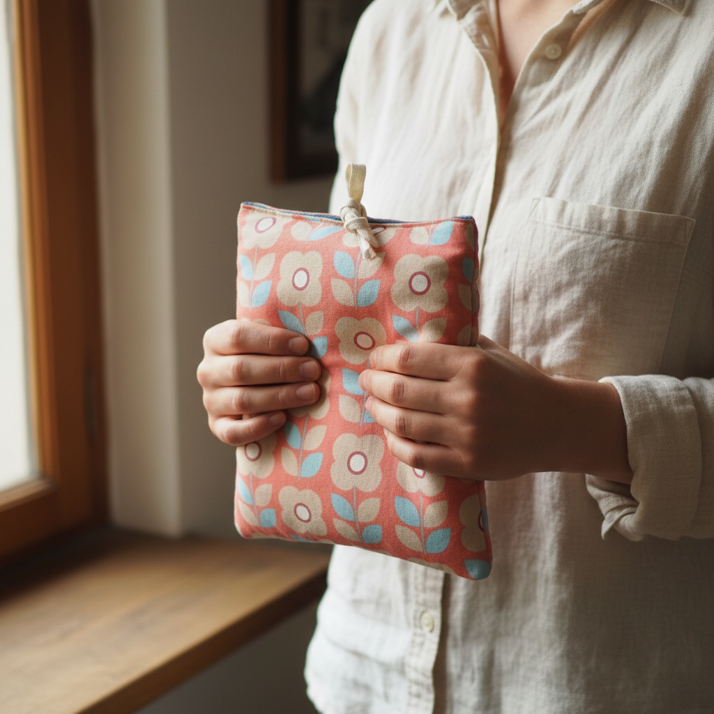 En mains – Fleurs corail