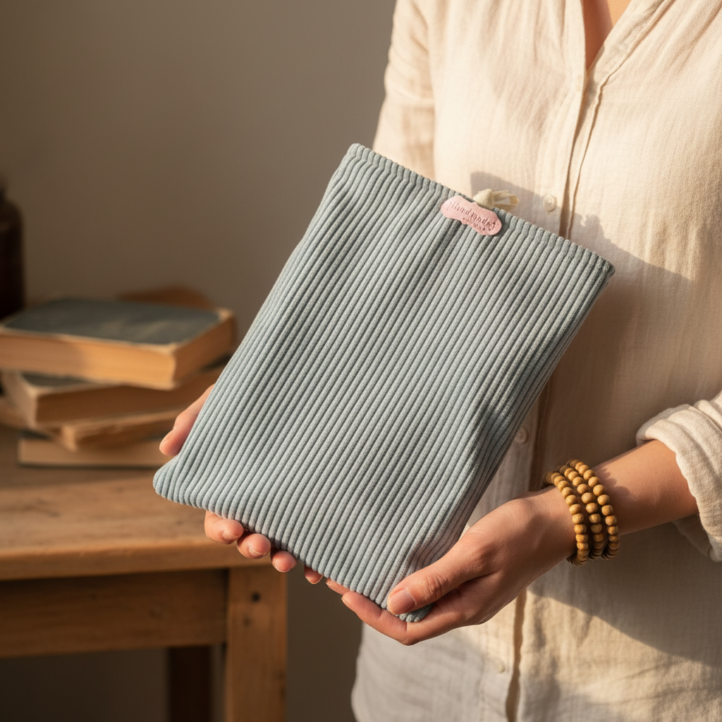 En mains – Velours bleu