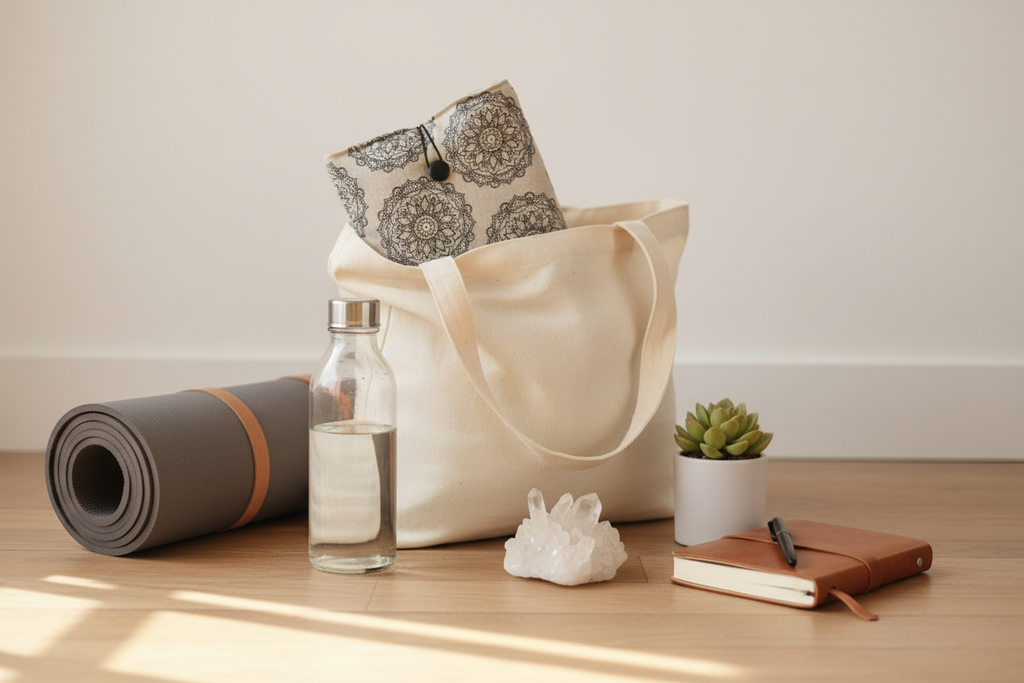 Pochette mandala univers bien-être yoga