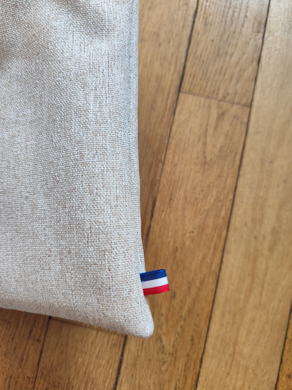 Pochette livre & liseuse Lin naturel – Nomade