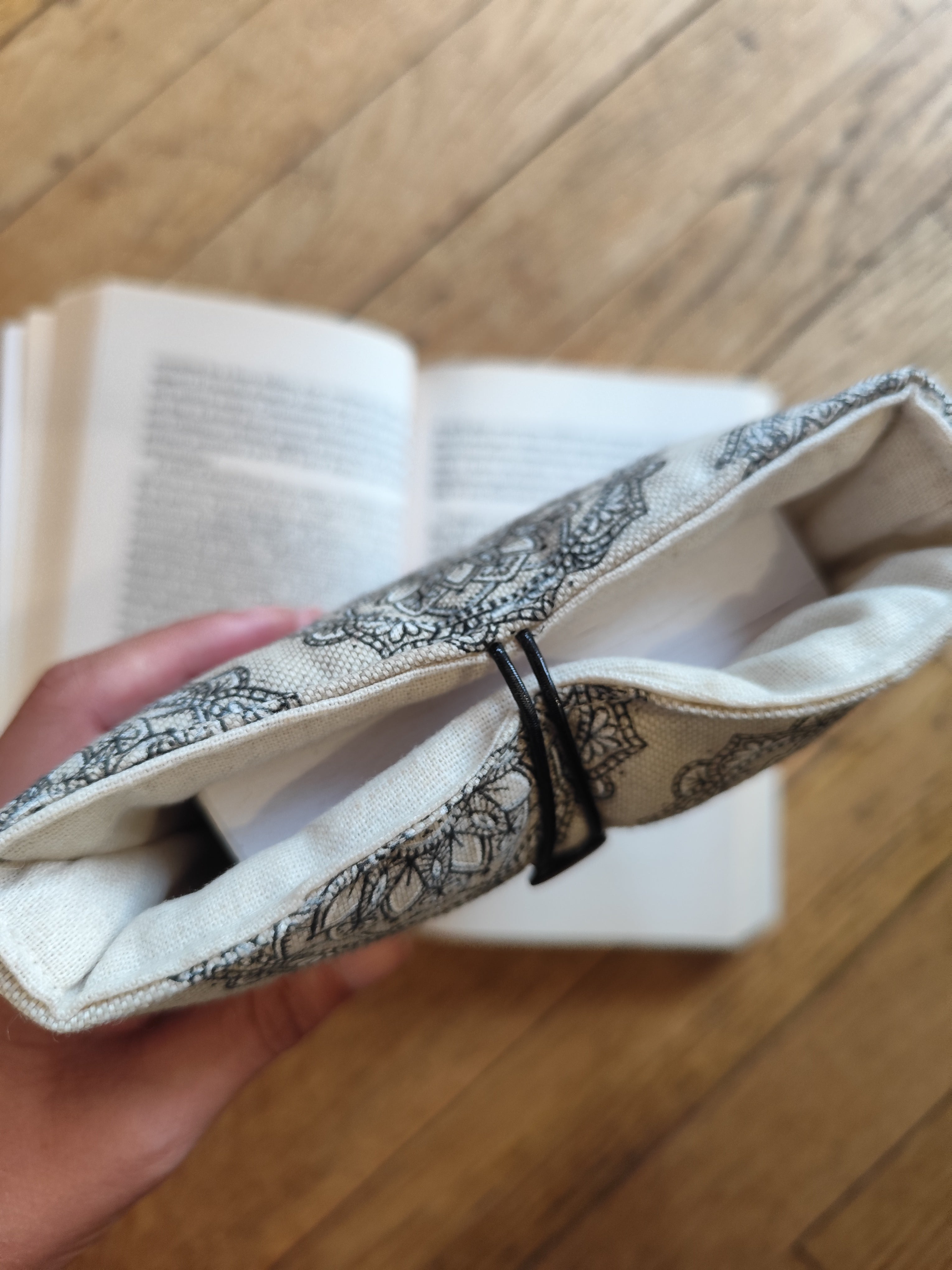 Pochette mandala zen – double, ouatée