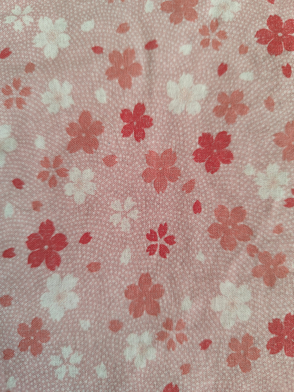 Reversible Pouch Sakura – Cherry Blossoms & Denim Blue