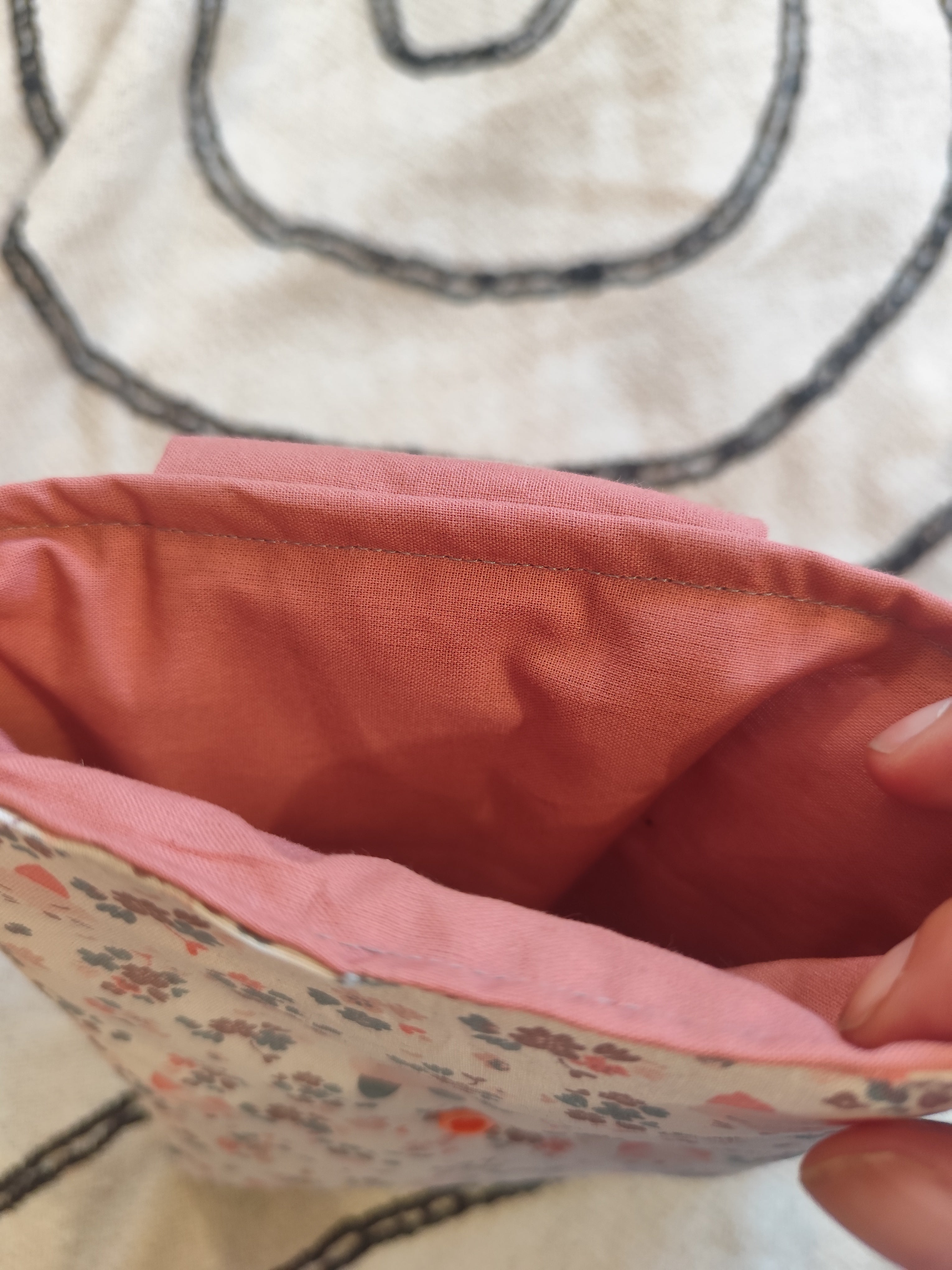 Housse livre & liseuse renards & fleurs – Moelleuse bouton-pression