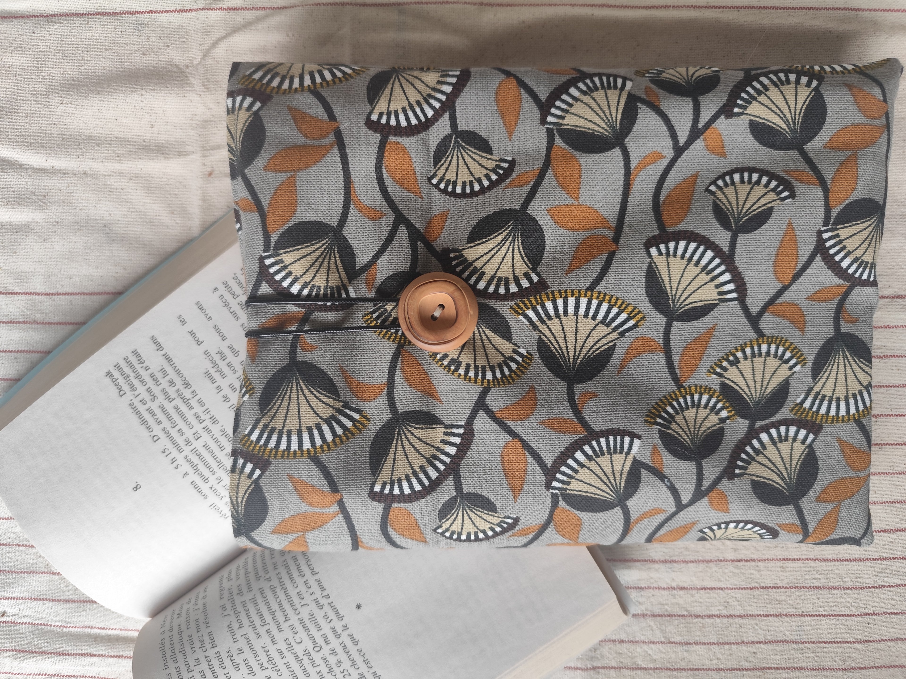 Pochette Nomade - Bouton bois