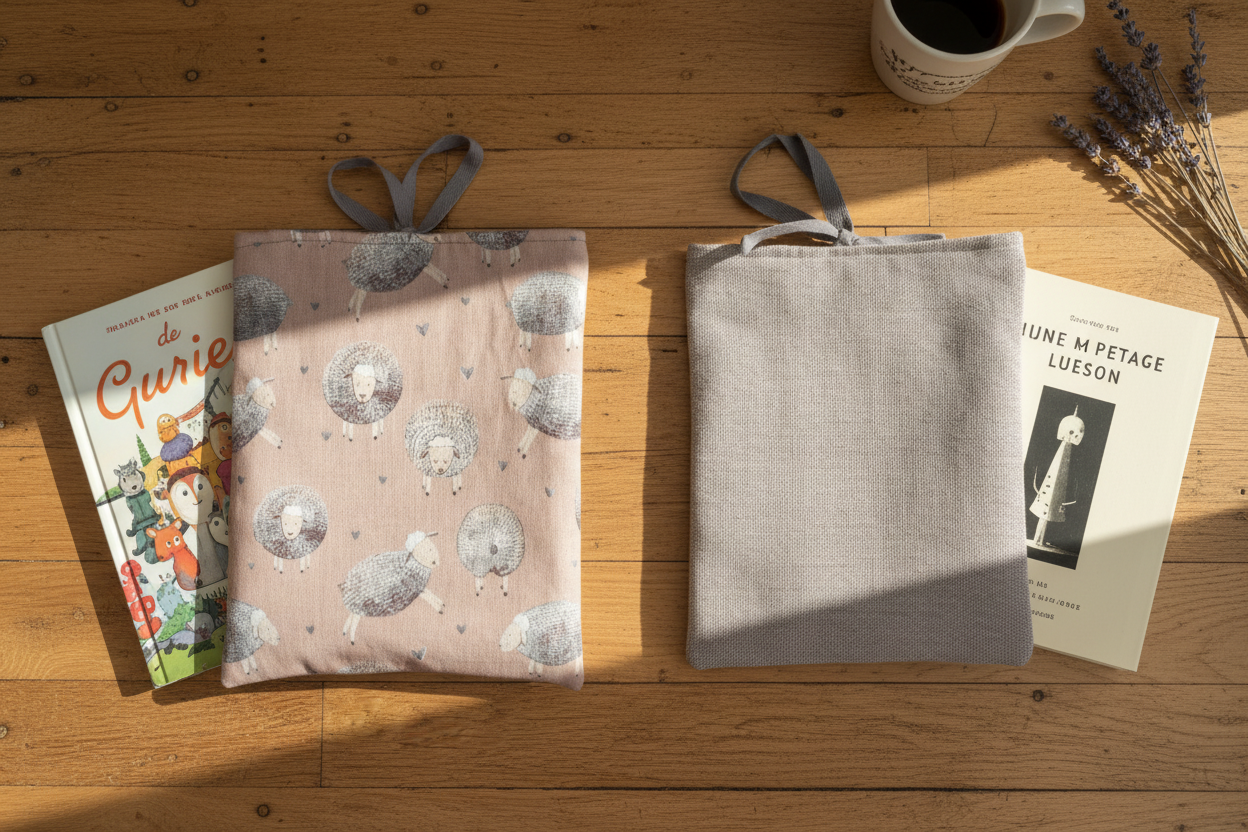 Visuel duo parent-enfant pochette réversible